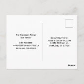 Gebirgswaldstraße unser neuer Nacken des Waldes Postkarte (Rückseite)