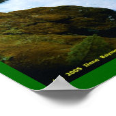 Gebirgswasser Poster (Ecke)