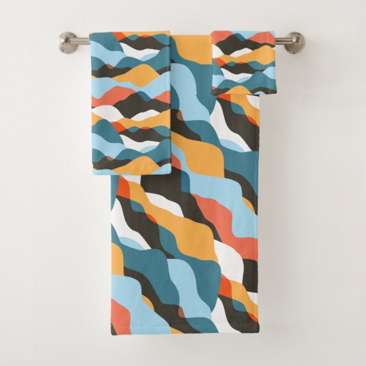 Gebirgswellen Badhandtuch Set (Insitu)
