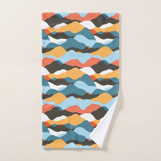 Gebirgswellen Badhandtuch Set (Handtuch)