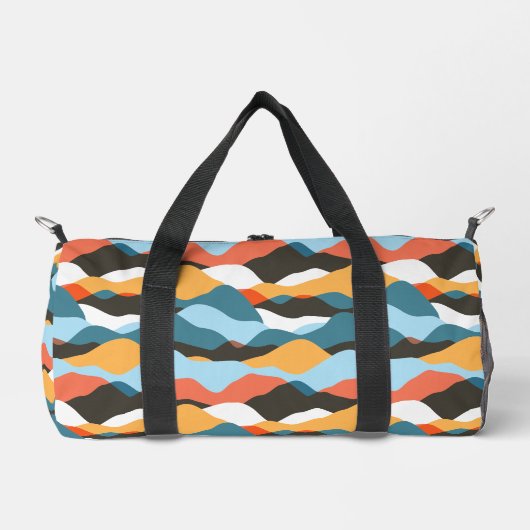 Gebirgswellen Duffle Bag (Vorderseite)