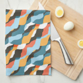 Gebirgswellen Geschirrtuch (Viertel Falte)