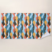 Gebirgswellen Strandtuch (Vorderseite)