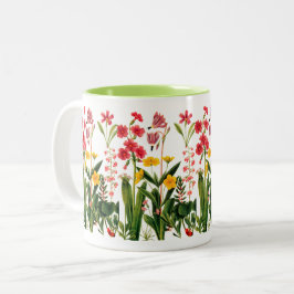 Gebirgswilde Blumen-Kaffee-Tasse Zweifarbige Tasse