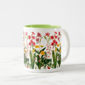Gebirgswilde Blumen-Kaffee-Tasse Zweifarbige Tasse (VorderseiteRechts)