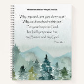 Gebirgszeitung "personalisierte Bibel Verse Mounta Notizblock (Vorderseite)