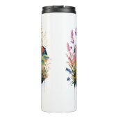 Gebirgszene Watercolor Thermosbecher (Rückseite)