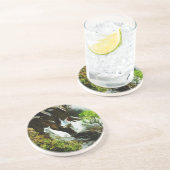 Gebirgsziege und -baby abstrakt untersetzer (Seite)