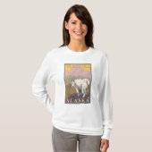 Gebirgsziege - Wrangell, Alaska T-Shirt (Vorne ganz)