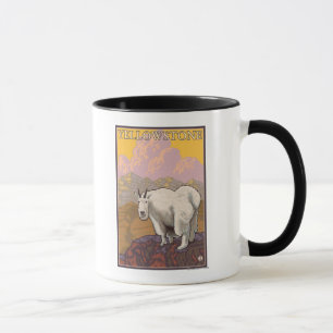 Gebirgsziege - Yellowstone Nationalpark Tasse