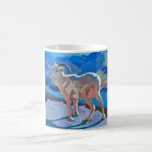 Gebirgsziegen-Berg von Träumen Kaffeetasse