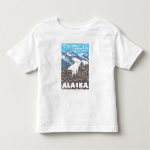 Gebirgsziegen-Szene - Katmai, Alaska Kleinkind T-shirt