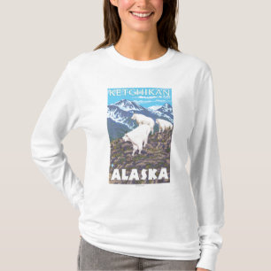 Gebirgsziegen-Szene - Ketchikan, Alaska T-Shirt