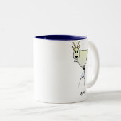 Gebirgsziegen-Tasse Zweifarbige Tasse (VorderseiteRechts)