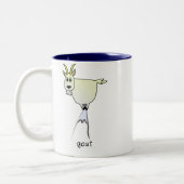 Gebirgsziegen-Tasse Zweifarbige Tasse (Links)