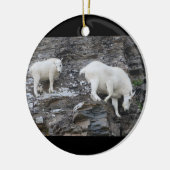 Gebirgsziegenfamilie Keramikornament (Links)