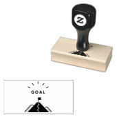 Gebirgszieldesign Gummistempel (Stempel)