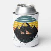Gebirgszug für Retro-Sonnenuntergang Dosenkühler (Kanne Vorderseite)
