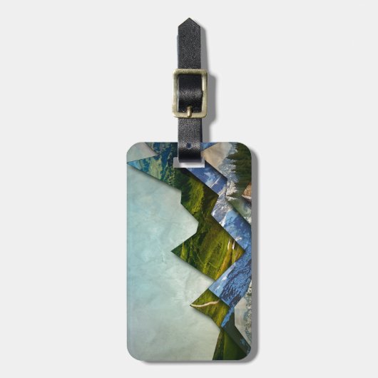 Gebirgszug Gepäckanhänger (Vorderseite vertikal)