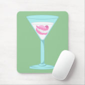Gebiss-falsche Zähne Martini Mousepad (Mit Mouse)