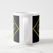 Gebiss & Steigbügel Jumbo-Tasse (Rückseite)