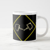 Gebiss & Steigbügel Jumbo-Tasse (Rechts)
