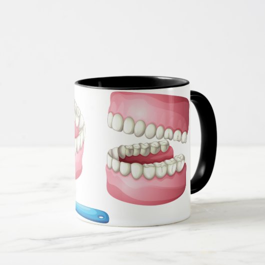 Gebiss-Tasse Tasse (VorderseiteRechts)