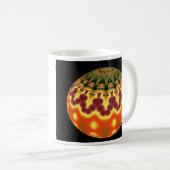 Geblasene GlasTasse Kaffeetasse (VorderseiteRechts)