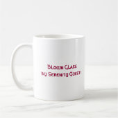 Geblasene GlasTasse Kaffeetasse (Links)