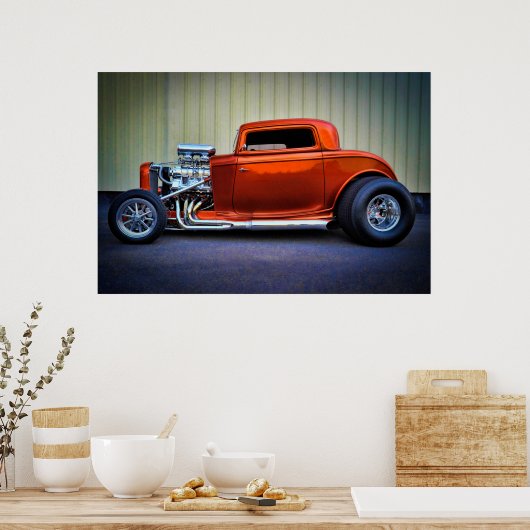 geblasenes, gehacktes Sofa Poster (Küche)