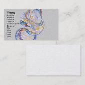 Geblasenes Glas Visitenkarte (Vorne/Hinten)