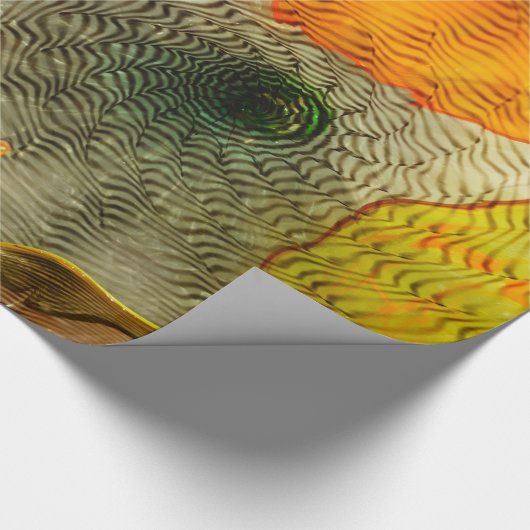 Geblasenes GlasPackpapier Geschenkpapier (Ecke)