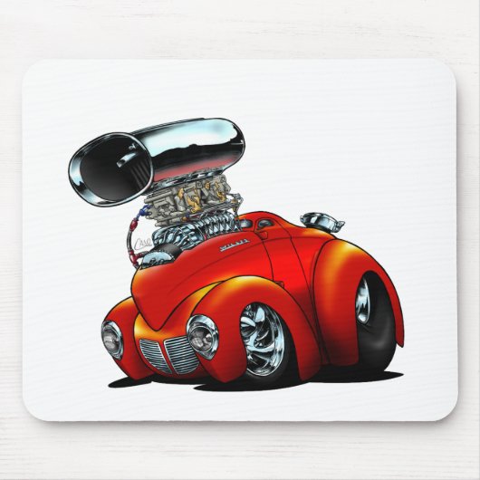 Geblasenes Willys Mousepad (Vorne)