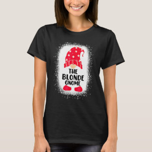 Gebleicht Der Blonde Gnom Passende Familie Weihnac T-Shirt