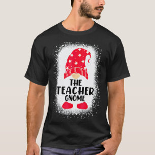 Gebleicht Der Lehrer Gnom Passende Familie Weihnac T-Shirt