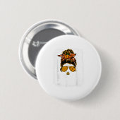 Gebleicht Frauen Messing Haare Bun dicken Obersche Button (Vorne & Hinten)