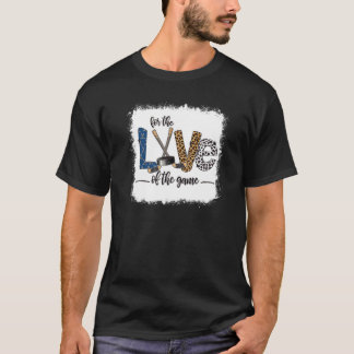 gebleicht für die Liebe der Game Hockey Leopard G T-Shirt