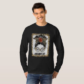 Gebleicht Fußball Kindermädchen T-Shirt (Vorne ganz)