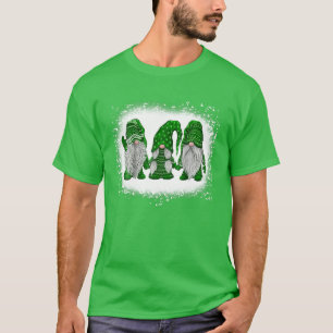 Gebleicht Happy St Patrick's Day Three Gnomes Sham T-Shirt