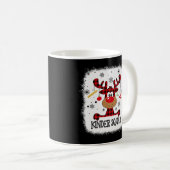 gebleicht Kindergarten Squad Reindeer Funny Kinder Kaffeetasse (VorderseiteRechts)