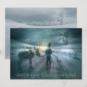 gebleicht Korallenschneegebirge Weihnachten Rentie (Vorne/Hinten)