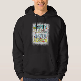 Gebleicht letzten Tag der Schule Beach Vibes Hell Hoodie