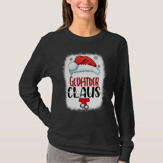Gebleicht Santa Pate Claus Weihnachten passend  T-Shirt