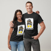 gebleicht Softball Mama Leben mit Leopard und Mess T-Shirt (Unisex)