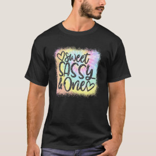 Gebleicht süße Sassy und ein Mädchen Geburtstag Kr T-Shirt