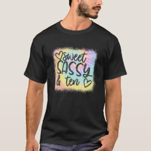 gebleicht Sweet Sassy und Zehn Girl Geburtstags-Ge T-Shirt