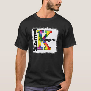 Gebleichtes Lehrer- und Schüler-Team Kindergarten T-Shirt