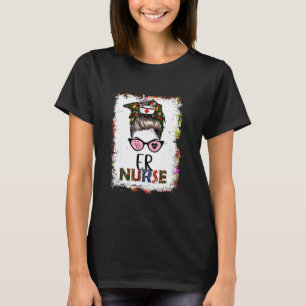 Gebleichtes Weihnachten Er Krankenschwester Unorde T-Shirt