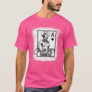 gebleichtes Western Cowgirl kann nicht gezähmt Rac T-Shirt