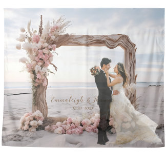 Geblendete Eleganz Driftwood Square Rahmen Wandteppich